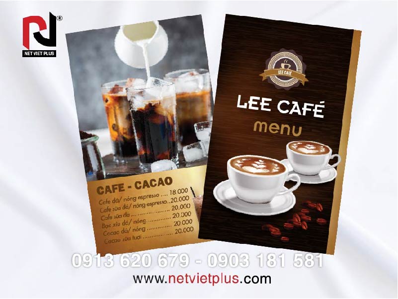 Thiết kế menu cafe ấn tượng và thu hút khách hàng